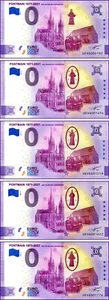 UEVG / PONTMAIN 1871-2021 / BILLETS 0 € / NULL EURO-SCHEIN / 0 € 2021-1 A 2021-5 - Picture 1 of 6