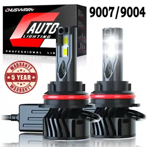 For 2002-2005 Dodge Ram 1500 2500 3500 Headlight LED canbus ready hi/lo beam HB5 - Picture 1 of 13