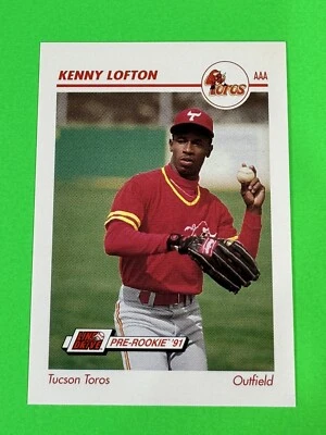 1991 Impel Line Drive  Pre Rookie Kenny Lofton #614 Tucson Toros - Image 1 of 4
