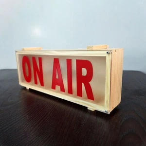 ON AIR Creative Lighting Solid Wood Light Box Home Decoration Light Box New - Picture 1 of 12