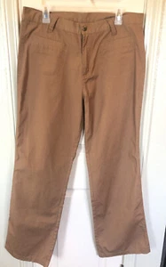 Kavu Womens Size 12 Brown Flat Front Hiking Outdoor Wide Leg Pants - Picture 1 of 5