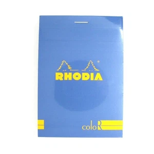 Bloque Rhodia R ColoR No. Bloc de notas de papel forrado de 12 cabezas 85 x 120 (zafiro) - Imagen 1 de 6