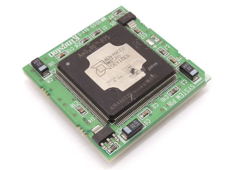 AMD AM5x86-P75 TC5X86/133 Kingston Modul TurboChip 133MHz PGA-168 Rare Vintage - Bild 1 von 1