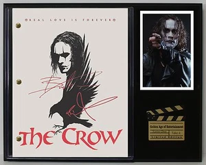 THE CROW Limited Edition Reproduction Signed Movie Script Display "C3" - Picture 1 of 8