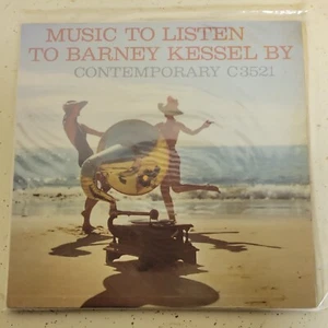 “Music To Listen To Barney Kessel By” LP ~ Contemporary C3521 ~ DG Mono ~ VG+ - Picture 1 of 4