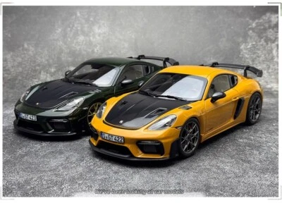 Norev 1:18 Porsche 718 GT4 Spyder RS 2023 Diecast Model Cars Toys Gifts Display - Image 1 of 4