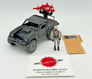 Cobra Stinger & Driver 1984 con tarjeta de archivo vehículo completo GI Joe - Imagen 1 de 4