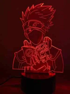 Naruto Cartoon Anime 3D Night Light LED Colorful Lamp For Desk Decor Gift Kids - Picture 1 of 5
