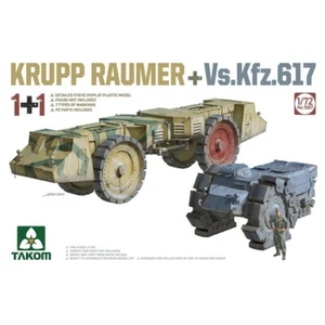 Takom 05007 - KRUPP RAUMER + VsKfz.617 - 1/72 scale Plastic kit T48 - Picture 1 of 8
