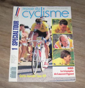 Miroir Du Cyclisme 1989 magazine Laurent Fignon STEPHEN ROCHE Pedro Delgado - Picture 1 of 1