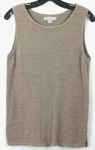 Barefoot Dreams Cozychic Ultra Lite Knit S Taupe Tank Super Soft Fuzzy Top - Bild 1 von 7