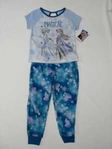 NWT~FROZEN MAGICAL ELSA & ANA~ 2PCS PJ's GIRLS SLEEP-WEAR SIZE 8 ADORABLE!.. - Picture 1 of 6