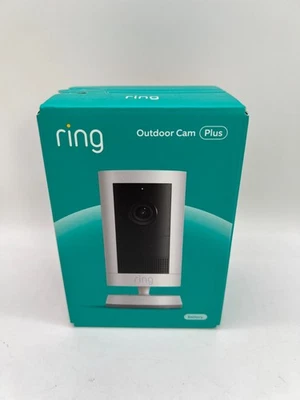 New Ring Outdoor Cam Plus Battery with 2K Outdoor Security Camera B0D241GHP5 - Image 1 of 4