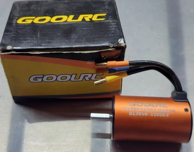 GoolRC 3660 3300KV  Brushless Sensorless Motor For 1/8 1/10 RC GPCV - Image 1 of 2