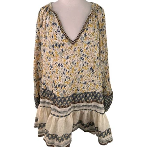Free People Gardenia Tunic Bohemian Top Size Medium - Picture 1 of 9