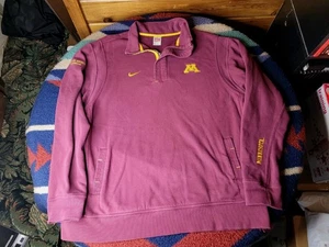 Nike Team Minnesota Golden Gophers Sweatshirt Herren XL 1/4 Zip NCAA - Bild 1 von 8