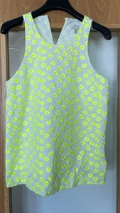 J.Crew Embroidered Neon Top US2 Fits UK8-10 - Picture 1 of 4