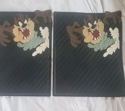 Taz Tasmanian Devil De Colección 1994 Warner Brothers Alfombrillas de Goma, Juego de 2 14"x17" Foto 1 de 4