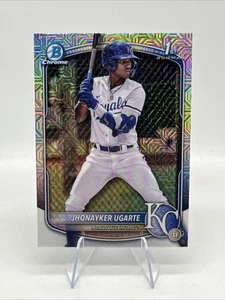 Jhonayker Ugarte 1st 2025 Bowman Chrome Mojo Refractor #BCP-123 Royals - Picture 1 of 1