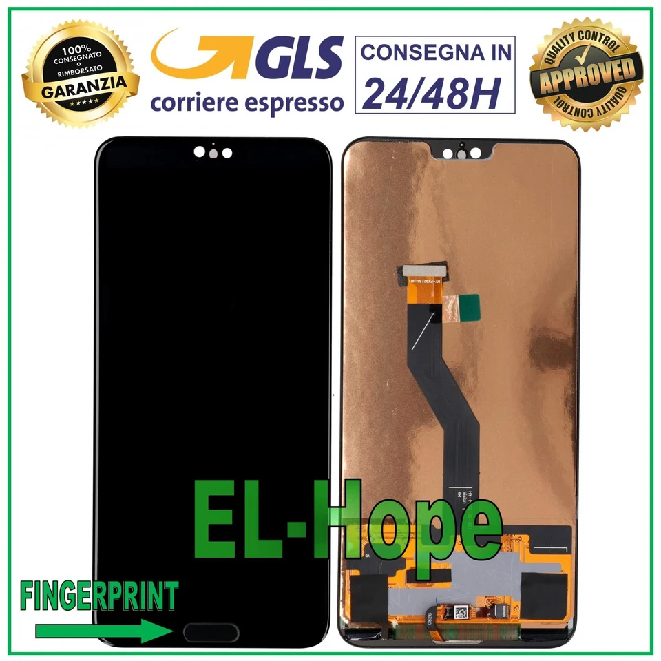 DISPLAY LCD TOUCH PER HUAWEI P20 PRO CLT-L09 L29 L04 L09C L29C AL00 01 SCHERMO - Immagine 1 di 1