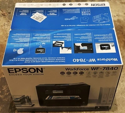 Epson WorkForce Pro WF-7840 Wireless Wide-format All-in-One Printer NEW - Image 1 of 2