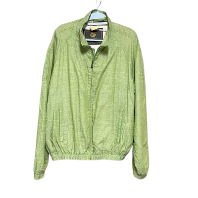Blusa de lino Loro Piana para hombre exterior swing top verde Storm System Maid en Italia Foto 1 de 4