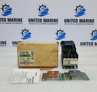 TOSHIBA A4J Auxiliary Control Relay 100-110V 50/60Hz [4A4B] - Image 1 of 4