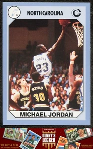 1990-91 Colección Colegial Carolina del Norte Tacones Alquitranados Michael Jordan 89 - Imagen 1 de 2