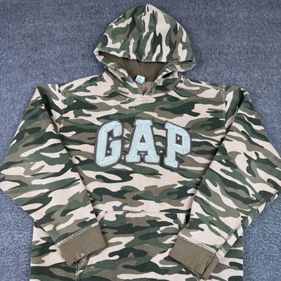 Sudadera con Capucha Gap Logo Para Mujer Mediana Camuflada Pullover Manga Larga Sudadera Y2K Foto 1 de 4