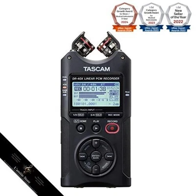 TASCAM DR-40X 4-Kanal Linear PCM Recorder mit USB Audio Interface Handy - Bild 1 von 4