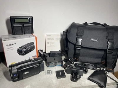 Sony FDR-AX33 4K Ultra HD Flash 20,6 MP Handycam Camcorder OVP / Neuwertig - Bild 1 von 4