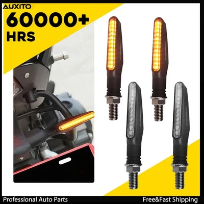 Señales de giro LED ámbar para moto para luces intermitentes DRZ400s DRZ400sm Suzuki Foto 1 de 4