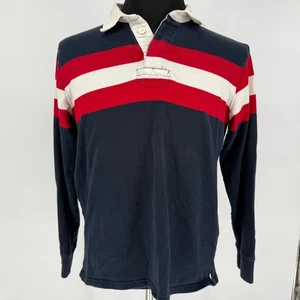 Lands' End Kinder Rugby Shirt gestreift Jugend XL (18-20) Jungen Langarm - Bild 1 von 5