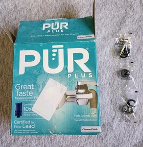 PURE Plus Faucet Filtration System- Chrome Finish. open box - Picture 1 of 8