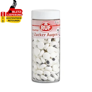 RUF Zucker-Augen Essbare Deko-Augen Muffins Cupcakes & Törtchen 1X75G Halloween - Bild 1 von 10