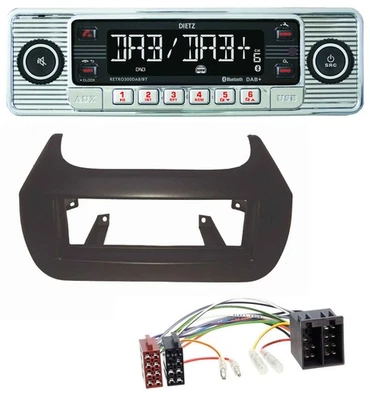 Dietz Bluetooth MP3 DAB USB Autoradio für Citroen Nemo Fiat Fiorino Qubo Peugeot - Bild 1 von 4