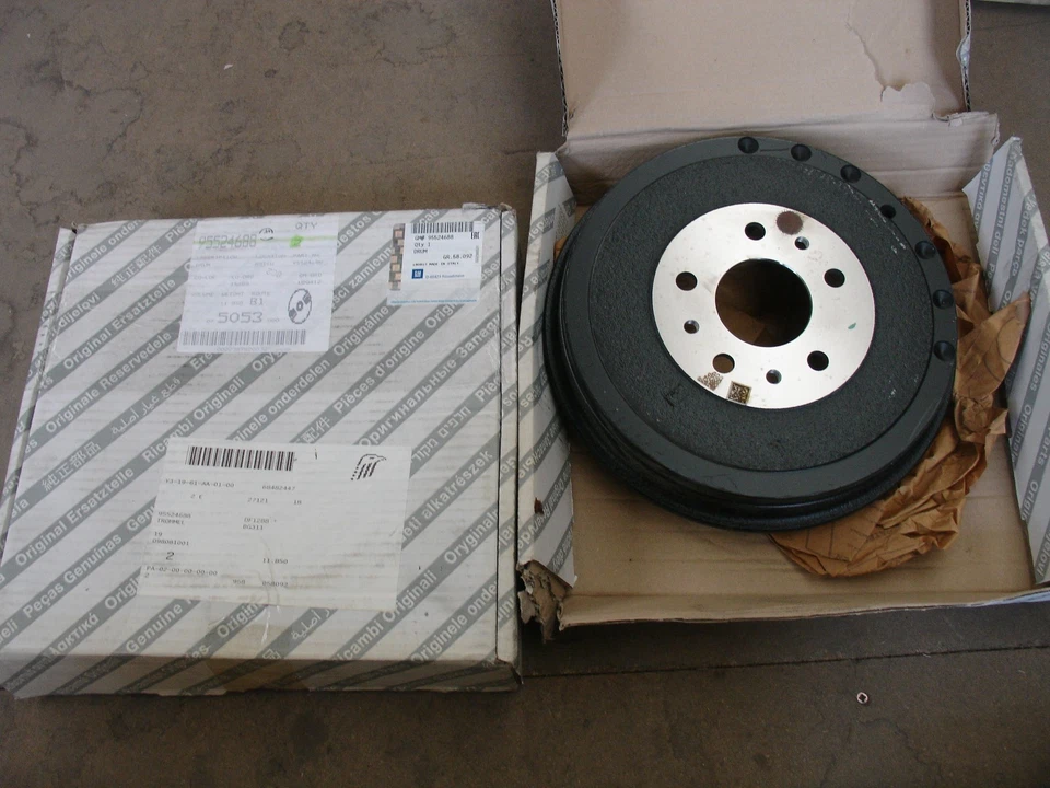 x2 95524688 Rear Axle Brake Drum For 2008-2025 Fiat Qubo - Image 1 of 1