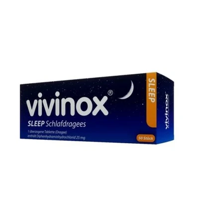 DR. GERHARD MANN CHEM.-PHARM. FABRIK GMBH VIVINOX Sleep Schlafdragees überzogene Tab. 50 ST PZN 4132508