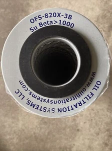 CLARK RELIANCE / OIL FILTRATION SYSTEMS OFS-820X-3B 5 MICRON 16" FILTER ELEMENT - Picture 1 of 5
