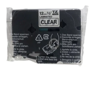 "Cinta TZ-131 12 mm 1/2"" negra transparente para Brother P-Touch" - Imagen 1 de 2
