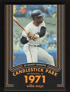 2020 Topps Heritage #20 Willie Mays 20 stagioni giganti - Foto 1 di 2