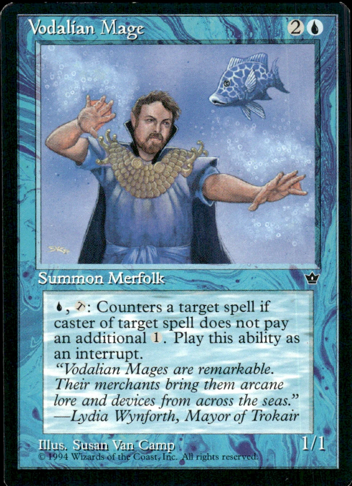 MTG - Vodalian Mage - Fallen Empires - Image 1 of 1