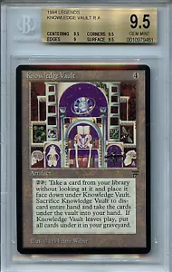 MTG Legends Knowledge Vault BGS 9.5 Gem Mint magic card Amricons 9461 - Picture 1 of 3