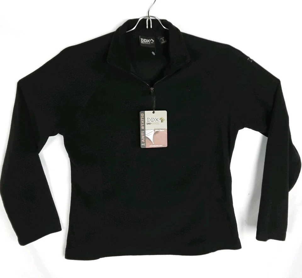 DDX Dri Duck Damen Small S weicher Nano Fleece Pullover Sweater Shirt 1/2 Zip - Bild 1 von 4