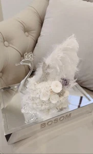 Elegant White Swan Everlasting Flower – A Symbol of Eternal Love&Grace - Picture 1 of 2