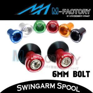 CNC Swingarm Spools Fit Yamaha MT-01 MT-03 YZF R6 R6S R1 R1M - Picture 1 of 15
