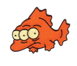 The Simpsons Blinky, The Three Eyed Mutant Fish Embroidered Patch, NEW UNUSED - Picture 1 of 1