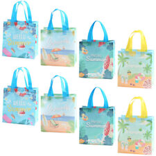  8 Pcs Beach Shopping Bag Luau Party Supplies Fold The Gift Gifts