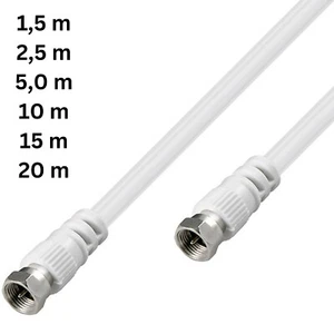 Satellitenkabel Antennenkabel Koaxial Sat Kabel 75db 0,5m 1,5m m 5m 10m 15m 20m - Bild 1 von 10