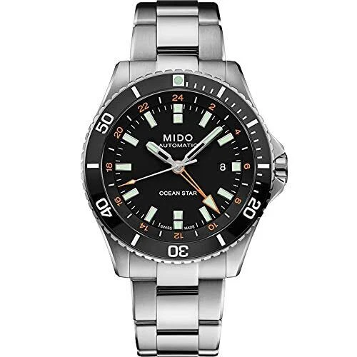 Mido Ocean Star 44mm Silver Stainless Steel Case, Silver Stainless Steel Bracelet, Men's Wristwatch (M026.629.11.051.01)